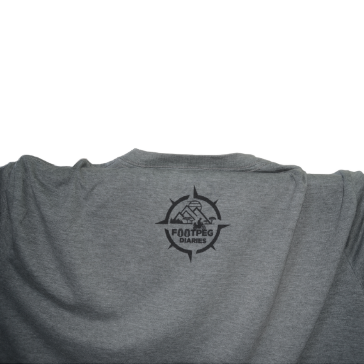 Footpeg Diaries T-shirt  - Light Grey