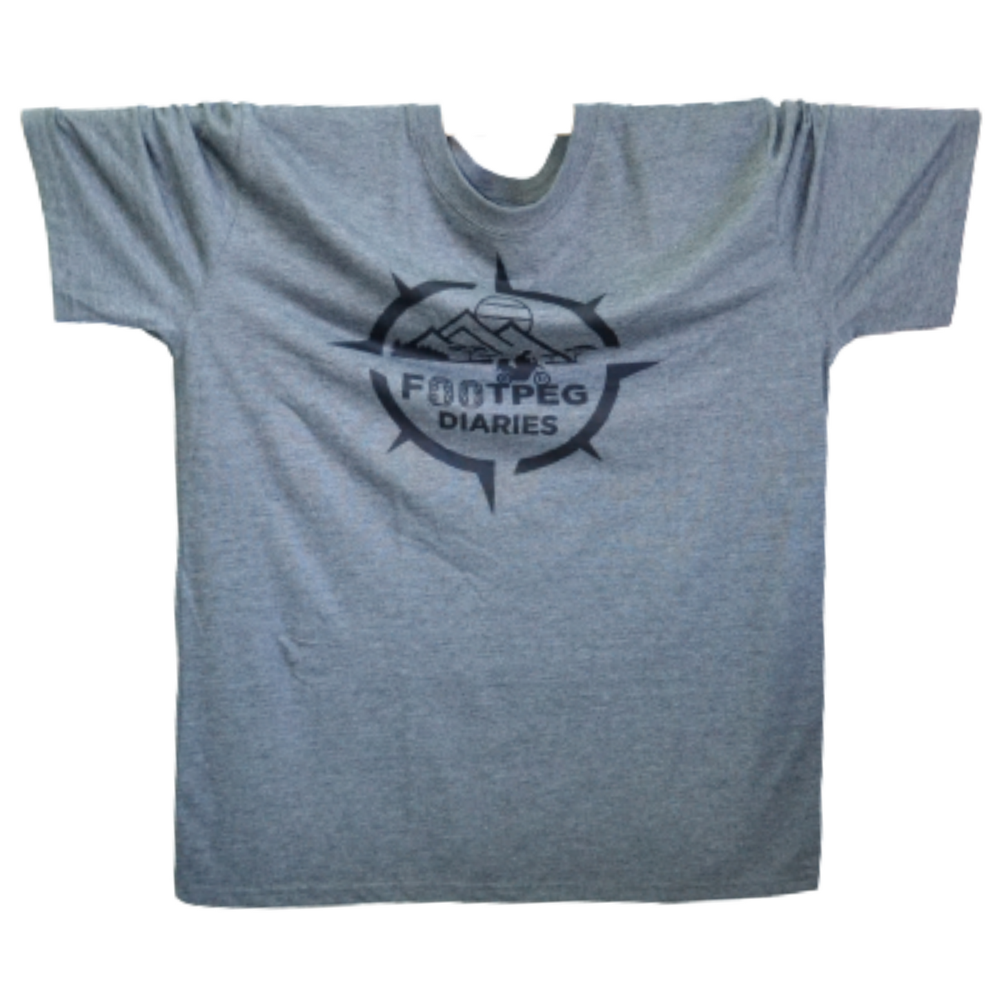 Footpeg Diaries T-shirt  - Charcoal Grey