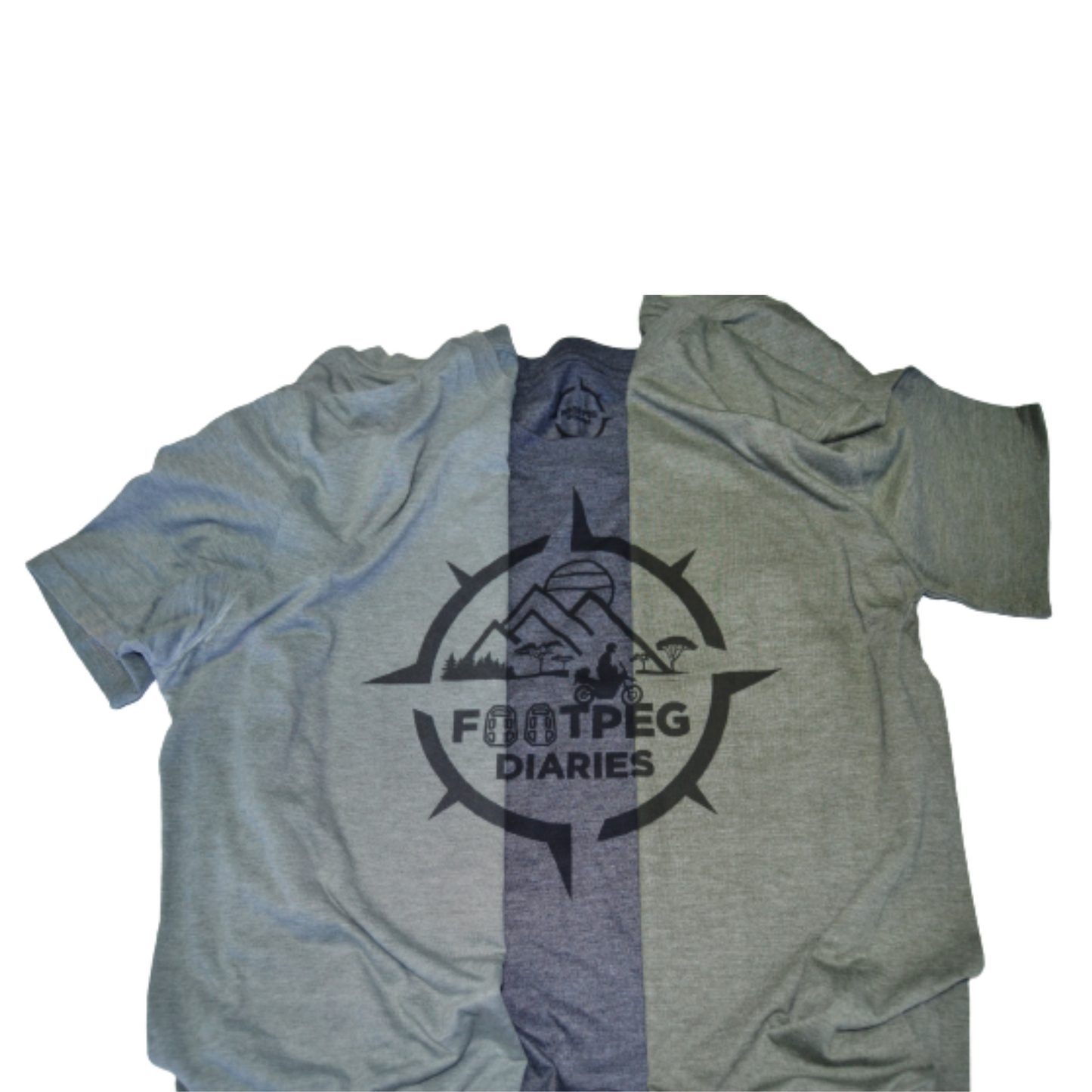 Footpeg Diaries T-shirt  - Charcoal Grey