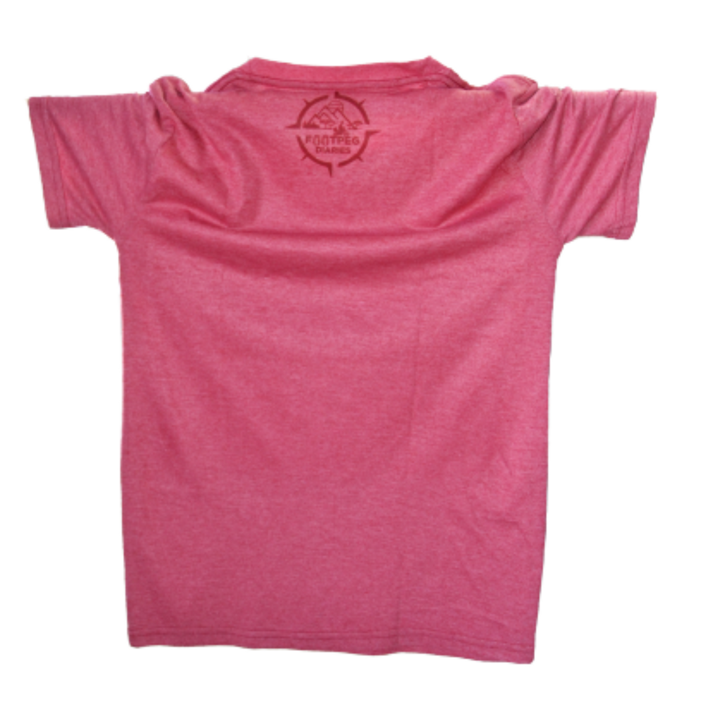 Footpeg Diaries T-shirt  - Red/Pink